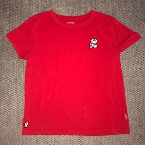 Red vans snoopy shirt